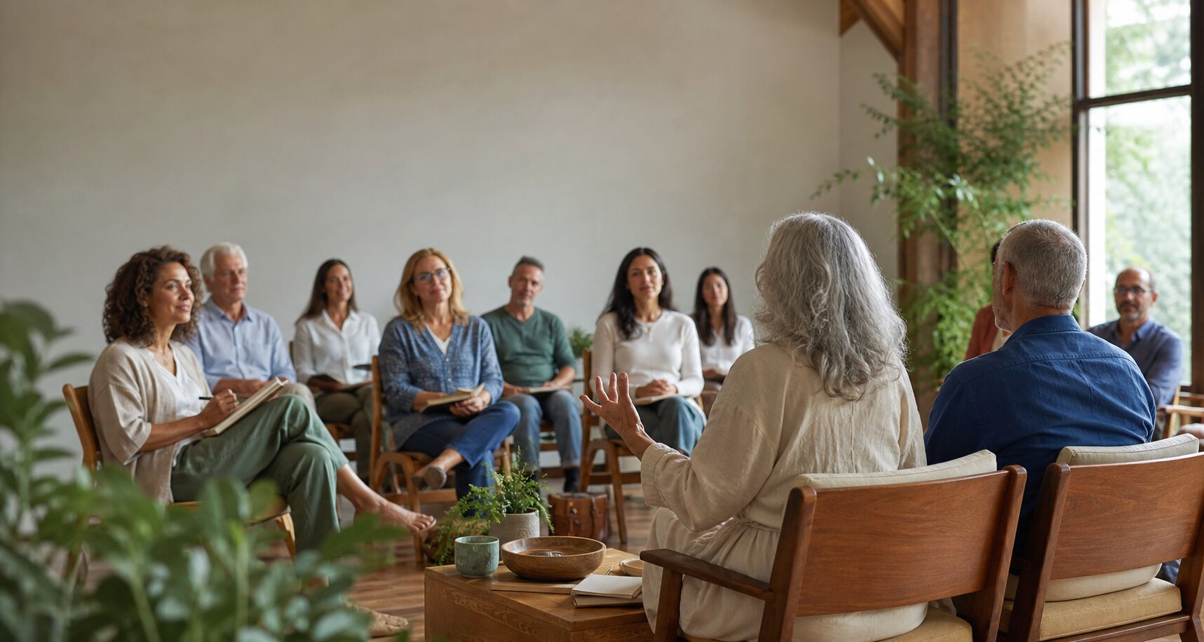 Community teaching setting representing shared spiritual education